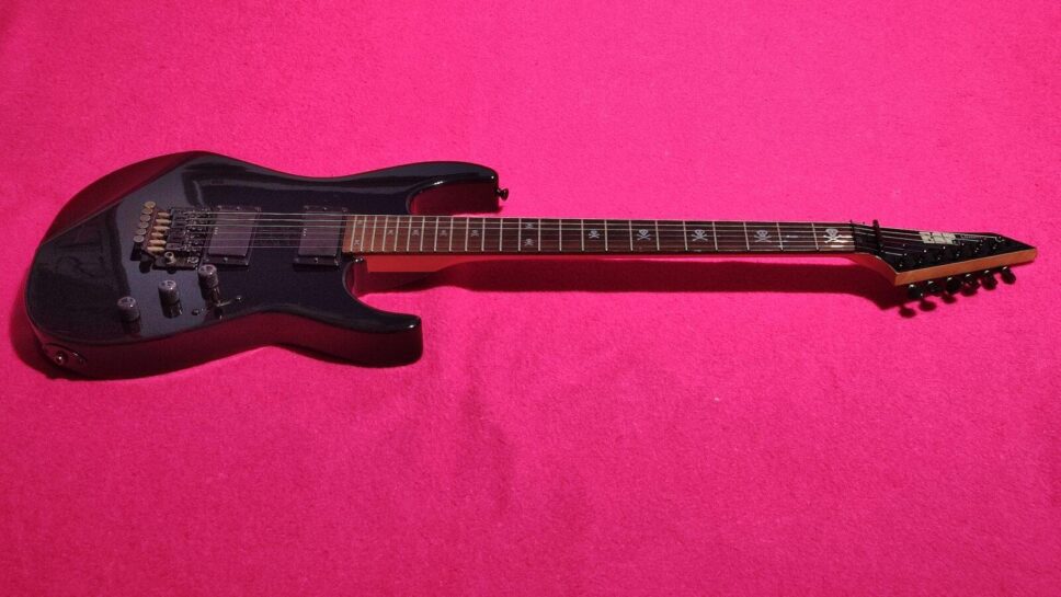 ESP M2 HAMMETT Skull & Crossbones (Metallica) from 1994