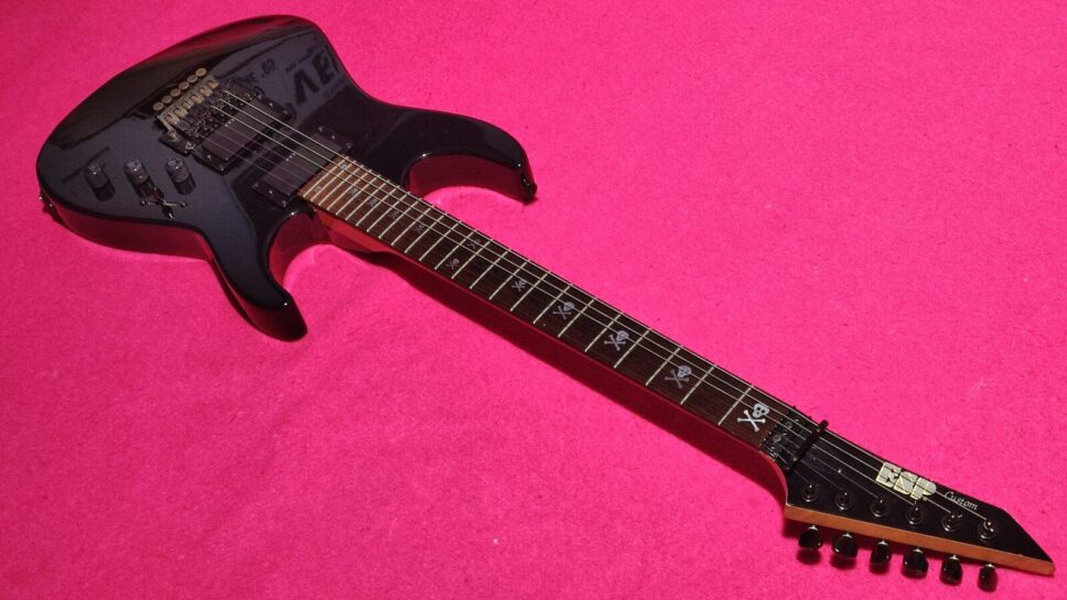 ESP M2 HAMMETT Skull & Crossbones (Metallica) from 1994