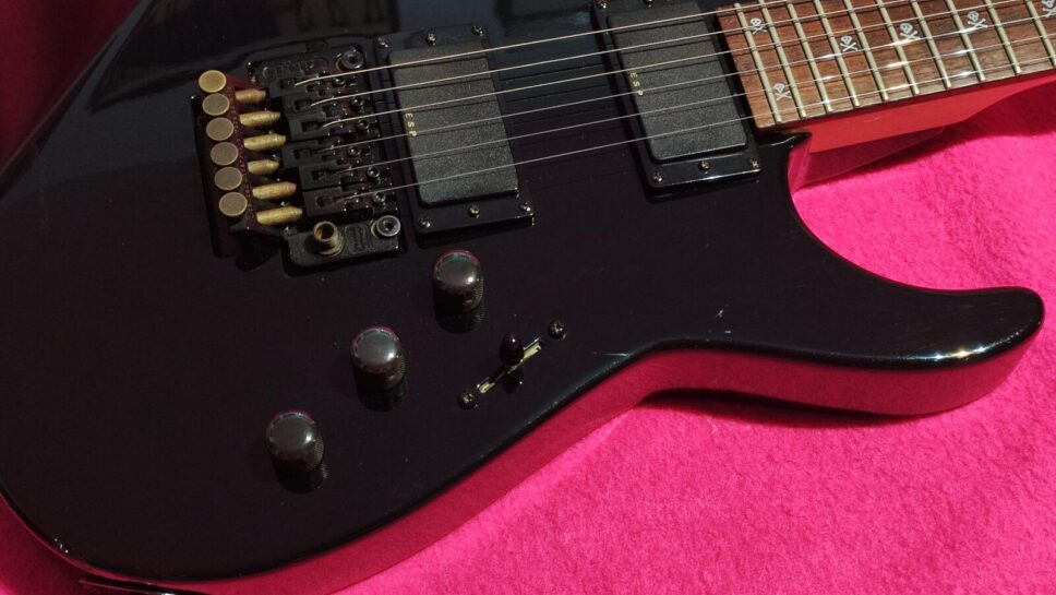 ESP M2 HAMMETT Skull & Crossbones (Metallica) from 1994