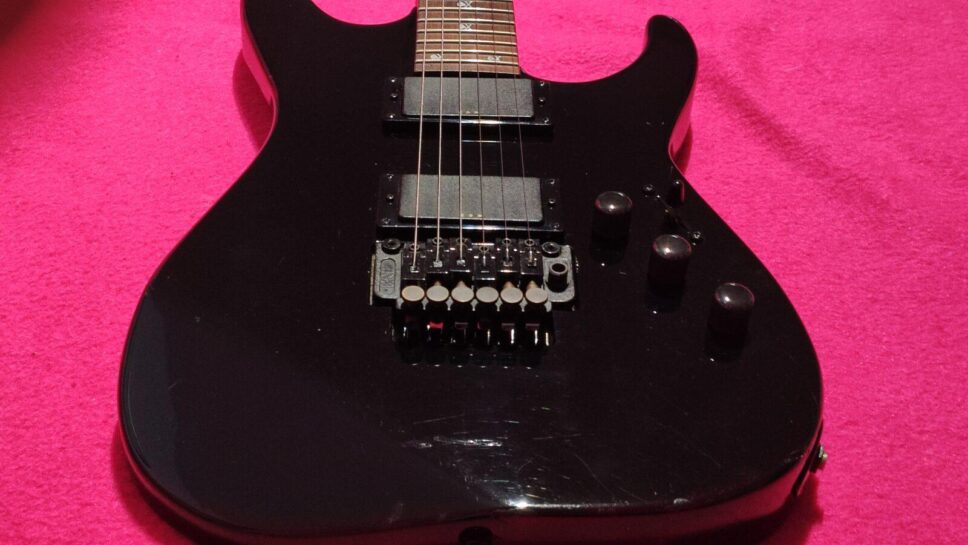 ESP M2 HAMMETT Skull & Crossbones (Metallica) from 1994