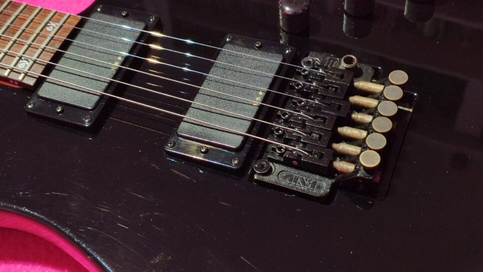 ESP M2 HAMMETT Skull & Crossbones (Metallica) from 1994