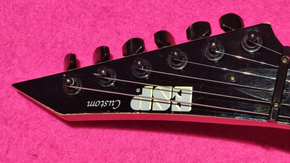 ESP M2 HAMMETT Skull & Crossbones (Metallica) from 1994
