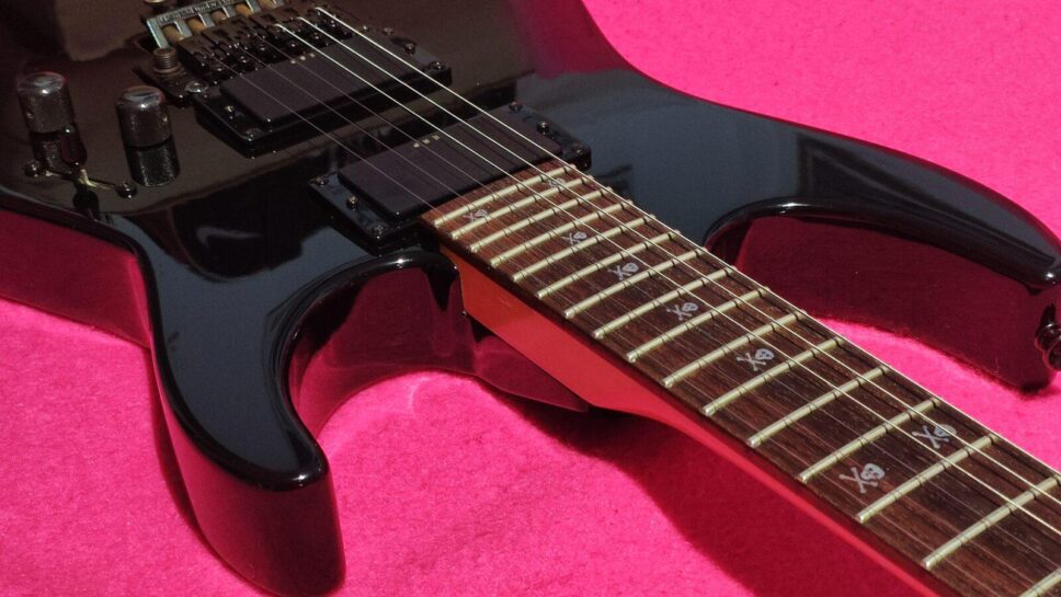 ESP M2 HAMMETT Skull & Crossbones (Metallica) from 1994