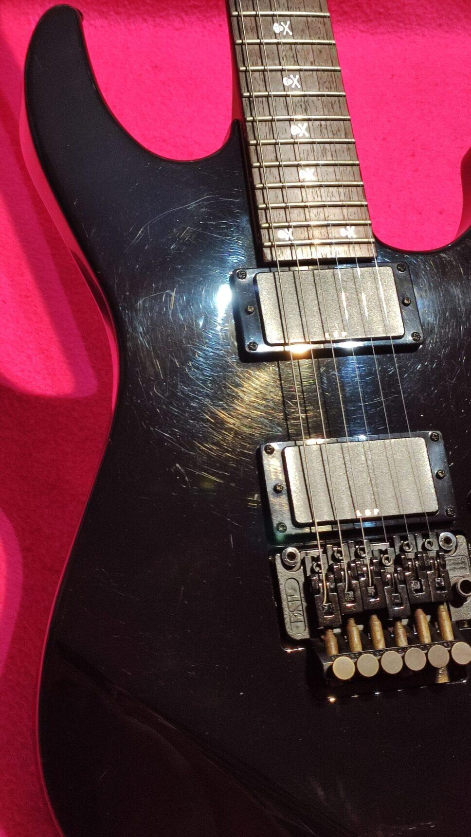 ESP M2 HAMMETT Skull & Crossbones (Metallica) from 1994