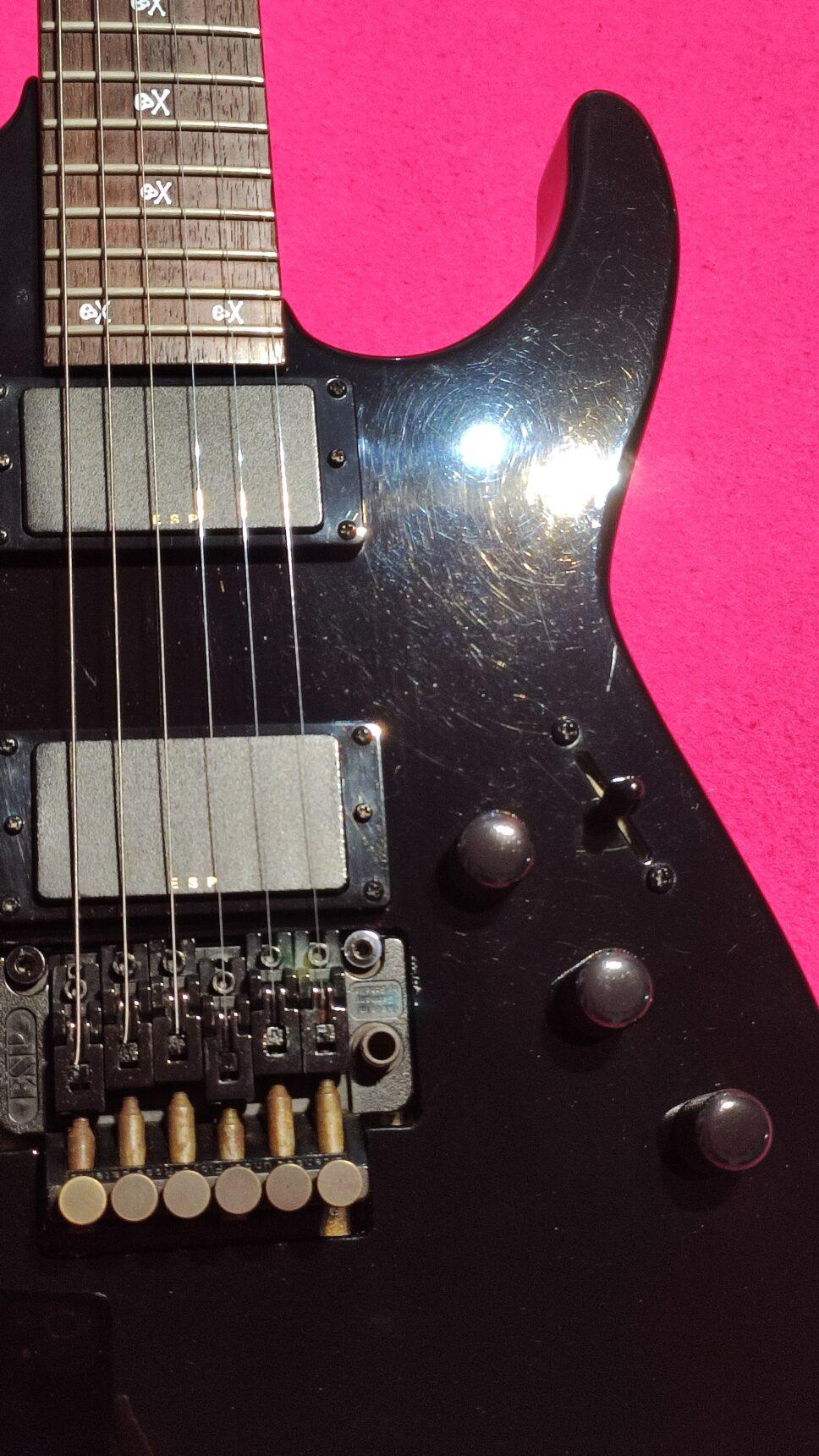 ESP M2 HAMMETT Skull & Crossbones (Metallica) from 1994