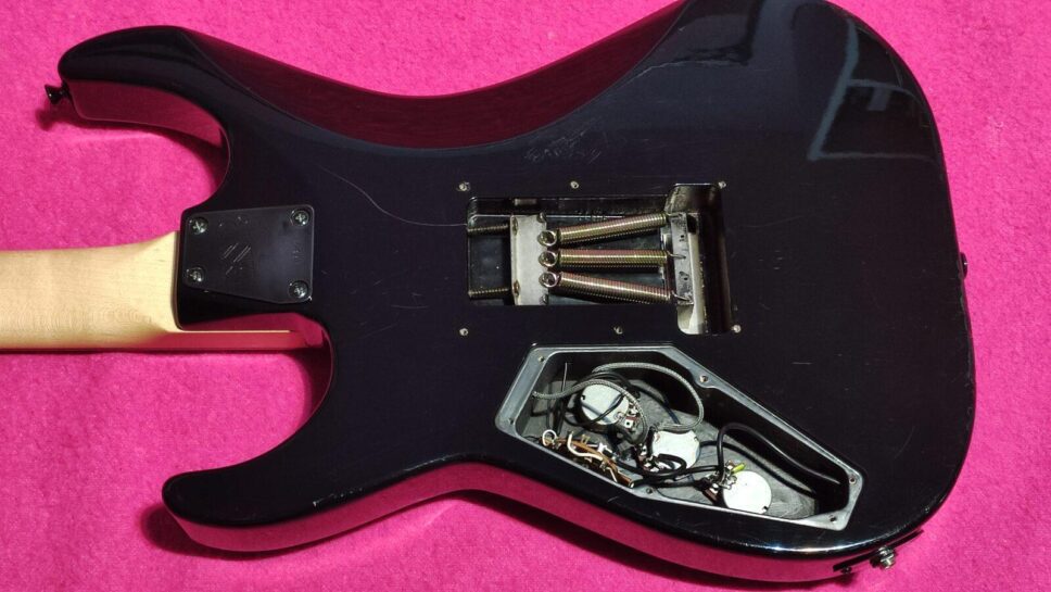 ESP M2 HAMMETT Skull & Crossbones (Metallica) from 1994