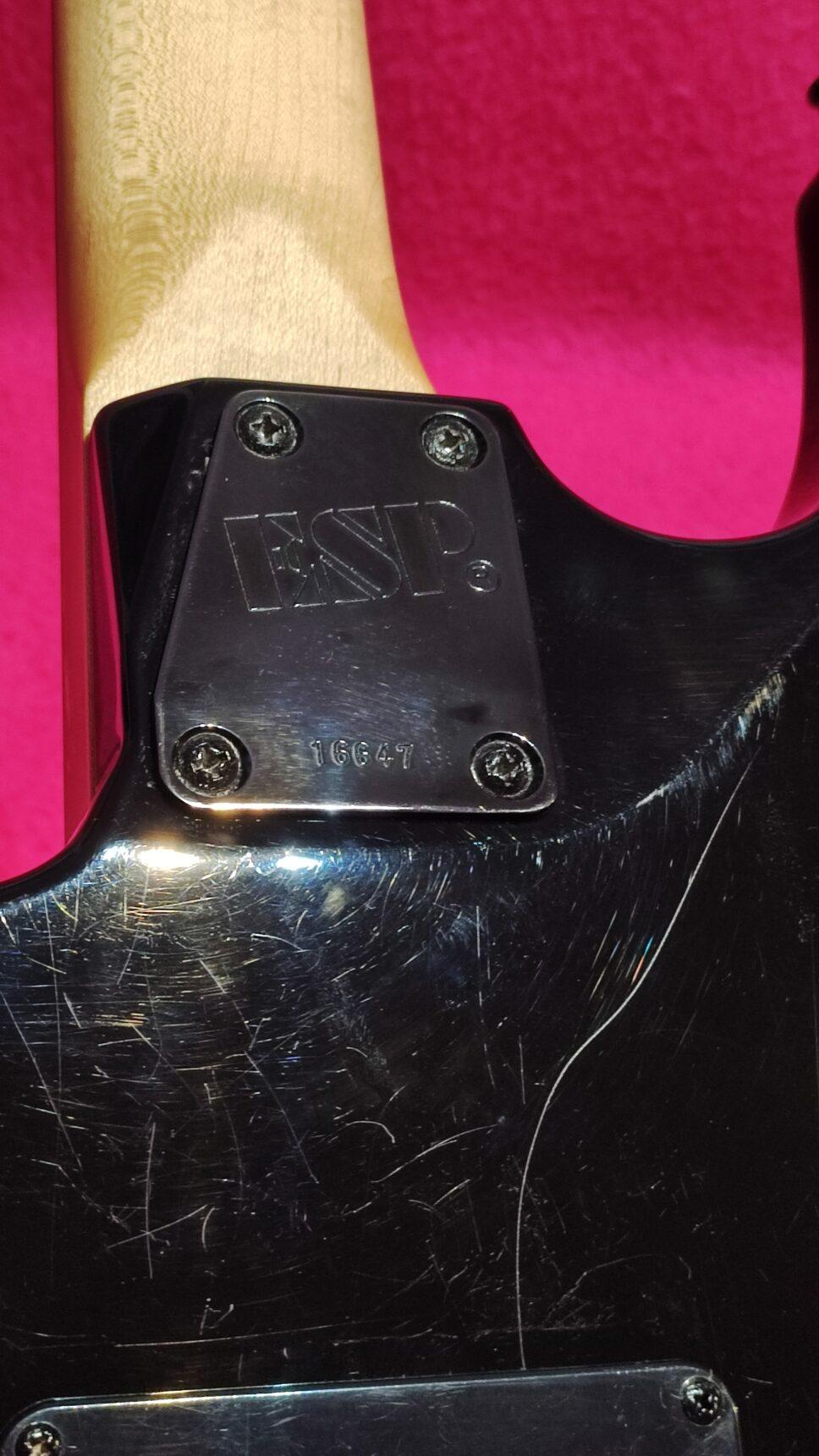 ESP M2 HAMMETT Skull & Crossbones (Metallica) from 1994