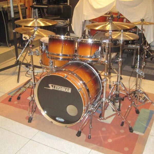 Sleishman Omega Full Maple Drum Set Rock Free Floating 10-12-14-16-22