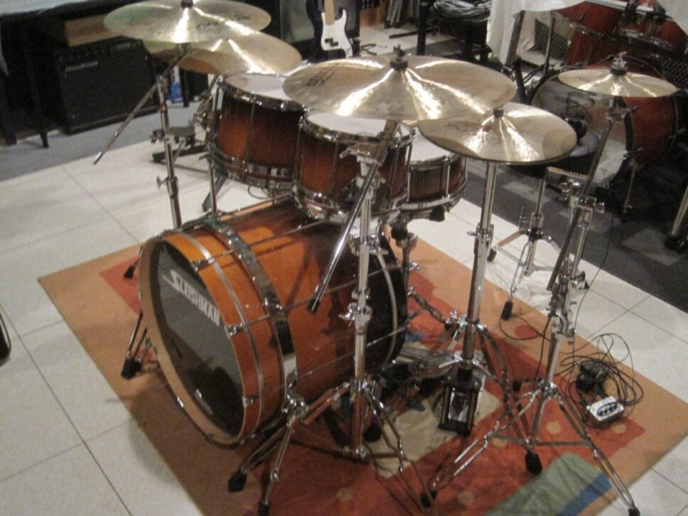 Sleishman Omega Full Maple Drum Set Rock Free Floating 10-12-14-16-22