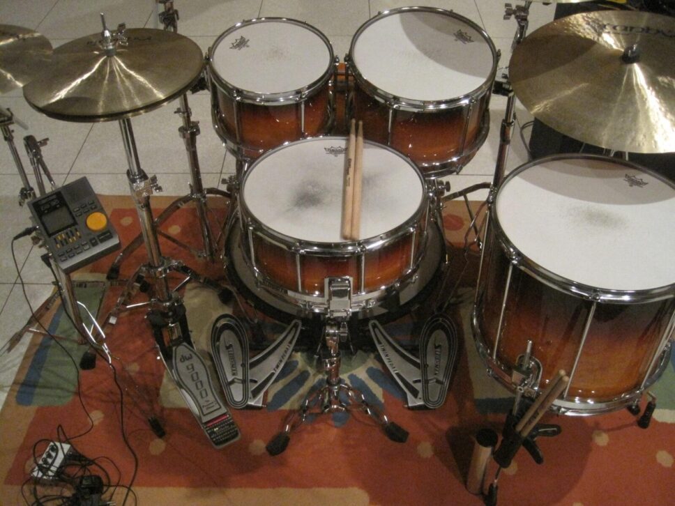 Sleishman Omega Full Maple Drum Set Rock Free Floating 10-12-14-16-22