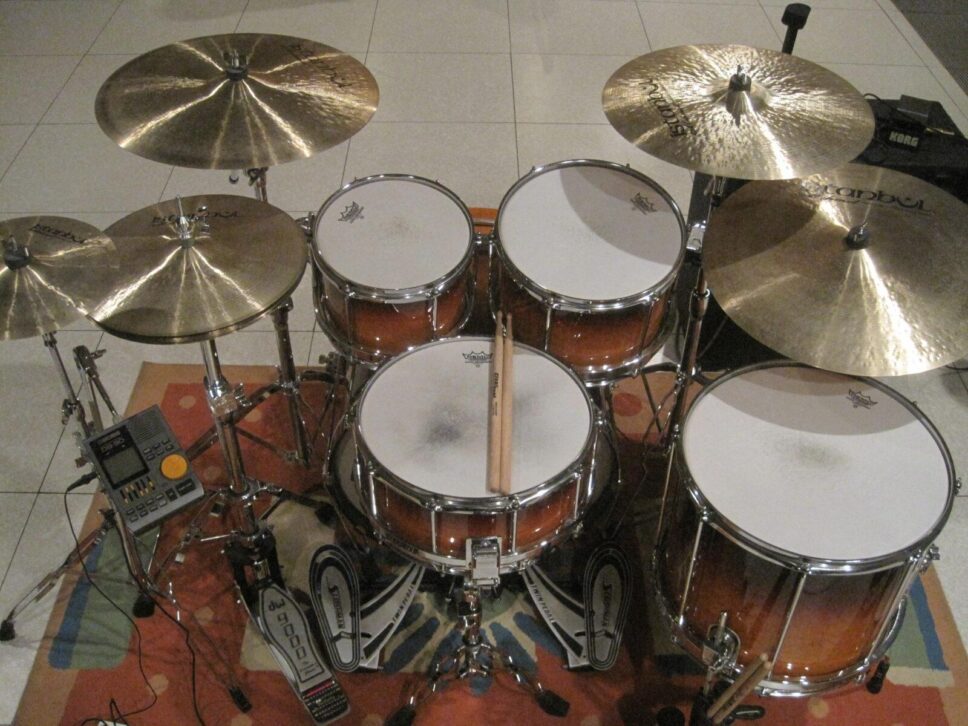 Sleishman Omega Full Maple Drum Set Rock Free Floating 10-12-14-16-22