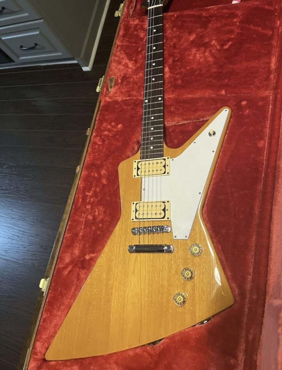 gibson explorer electric guitar.