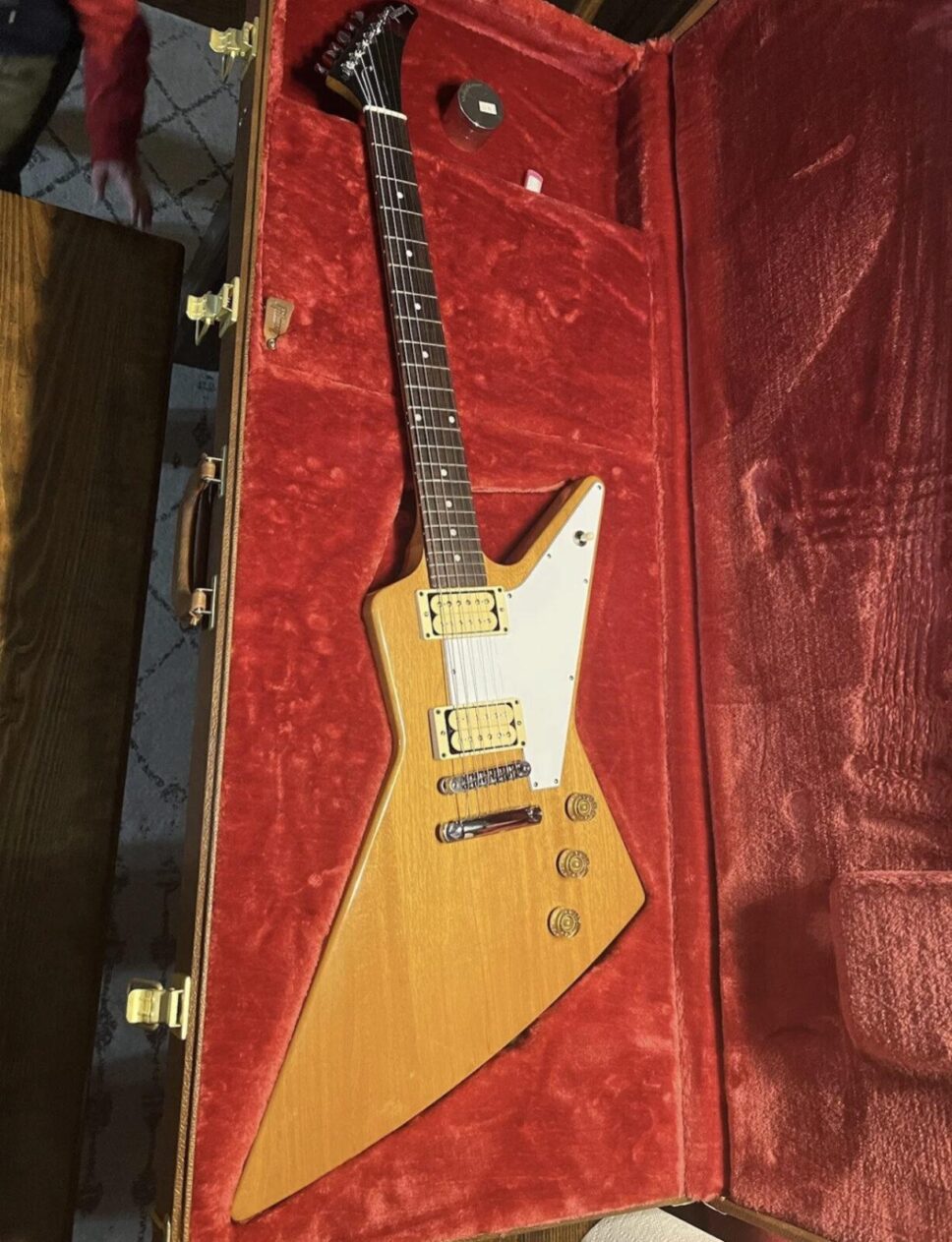 gibson explorer electric guitar.