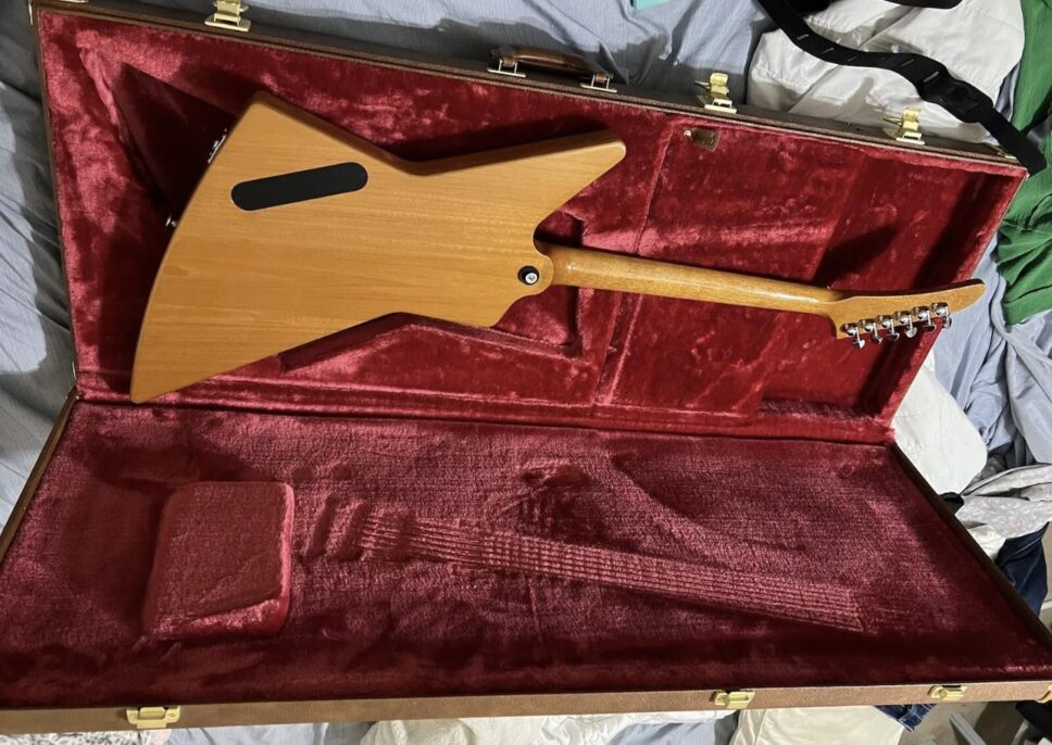 gibson explorer electric guitar.