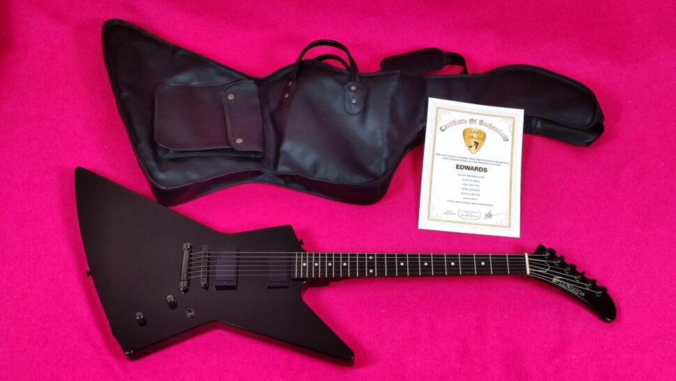 Edwards (by ESP) E-EX-75M Banana Headstock James Hetfield Explorer