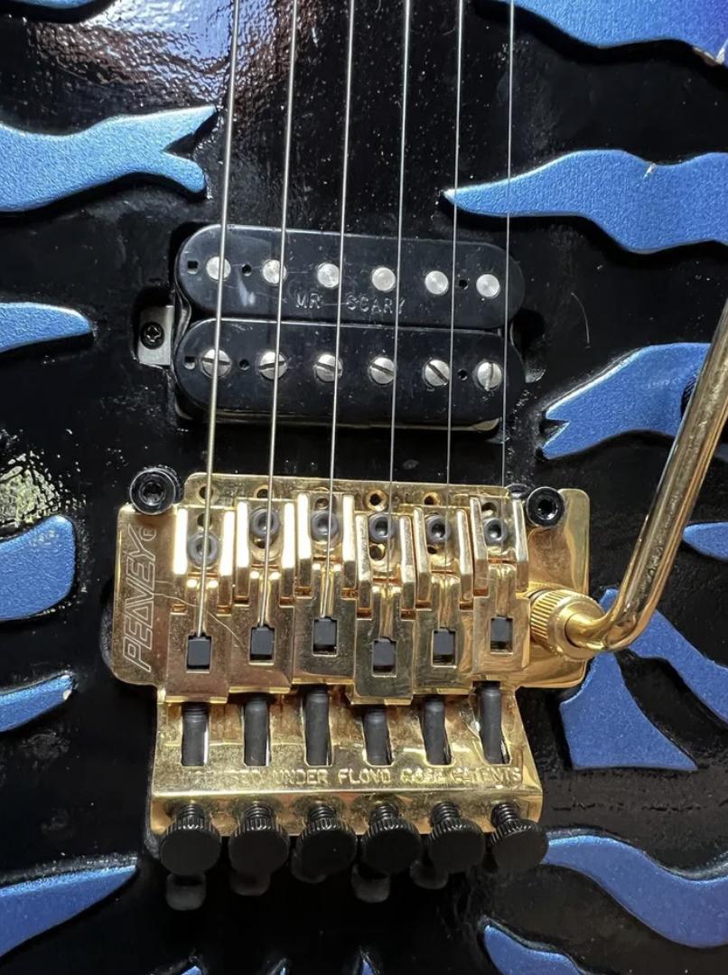 George Lynch Custom Electric Guitar - Purple Ghost (EVH Peav
