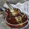 Top Quality Hollow Body 1 Electric Guitar Flamed Maple Top J