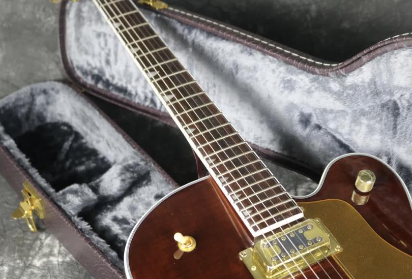 Top Quality Hollow Body 1 Electric Guitar Flamed Maple Top J