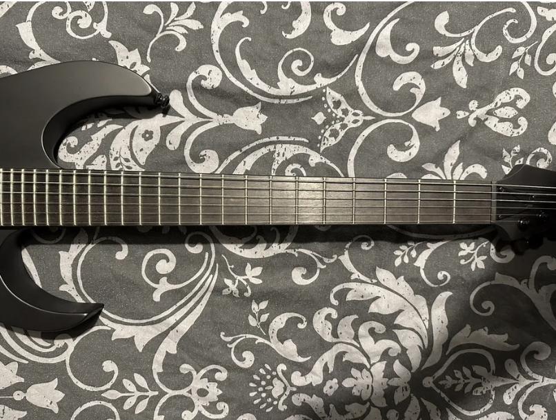 Ibanez RGRTB621-BKF Electric Guitar Iron Label - Black Flat
