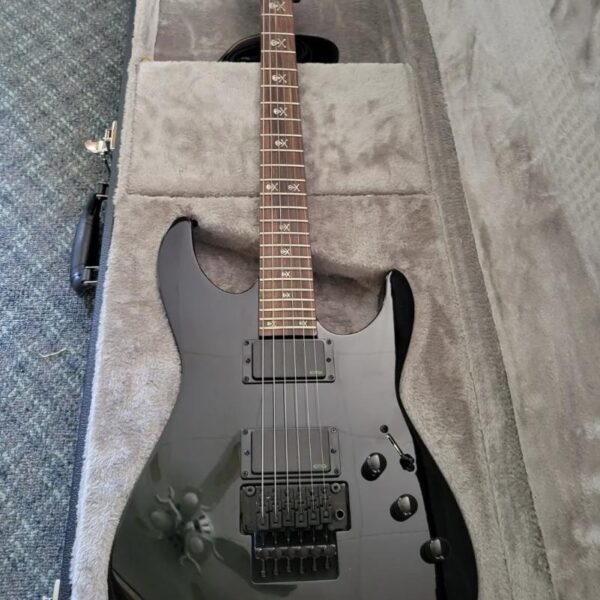 ESP LTD KH-602 Kirk Hammett Signature Electric Guitar - Blac