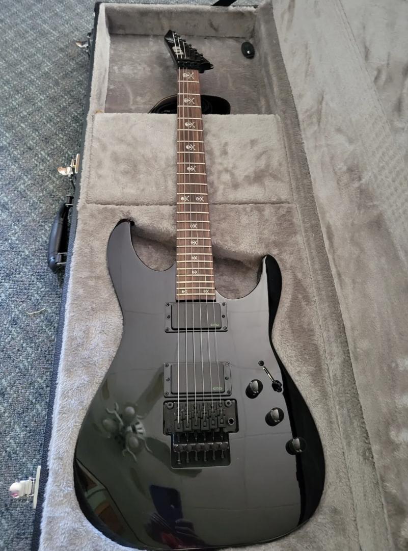 ESP LTD KH 602 Kirk Hammett Signature Electric Guitar Blac