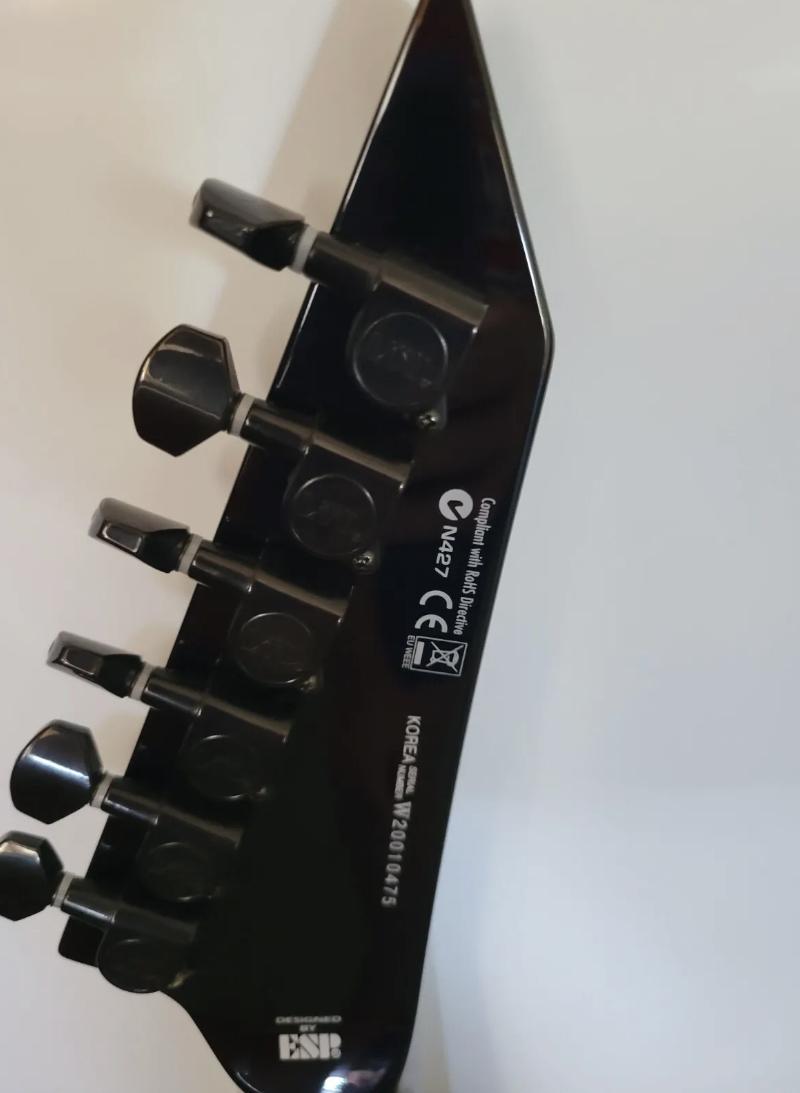 ESP LTD KH-602 Kirk Hammett Signature Electric Guitar - Blac