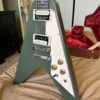 Gibson Flying V Limited Run Olive Drab with upgrades