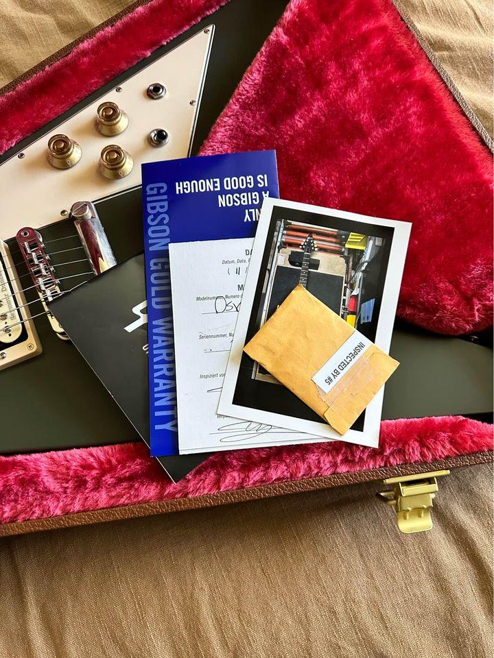Gibson Flying V Limited Run Olive Drab with upgrades
