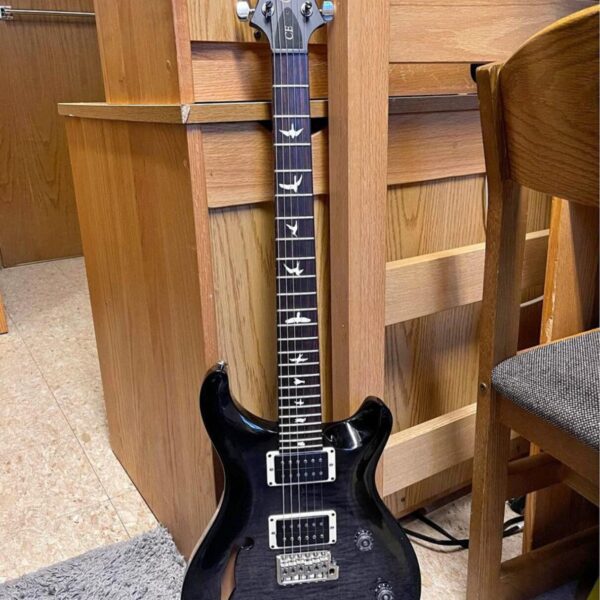 2021 PRS CE24 Semi-Hollow Faded Gray Black w/ Blackout Neck