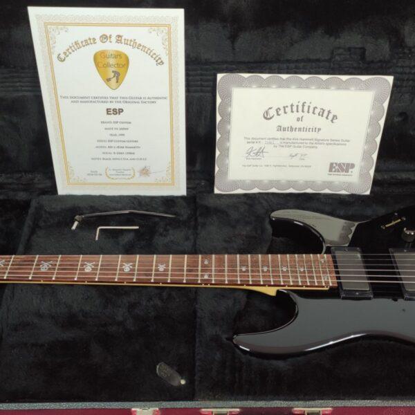 ESP Custom KH-2 Kirk Hammett Metallica MINT 1999 COA+OHSC