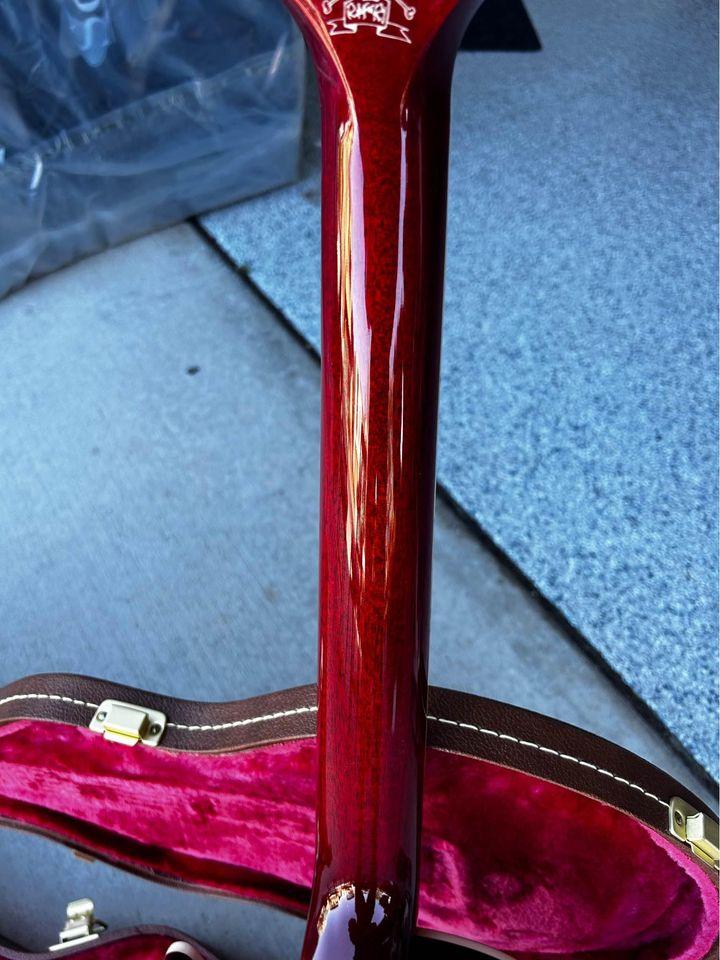 2022 Gibson Les Paul Vermillion Burst