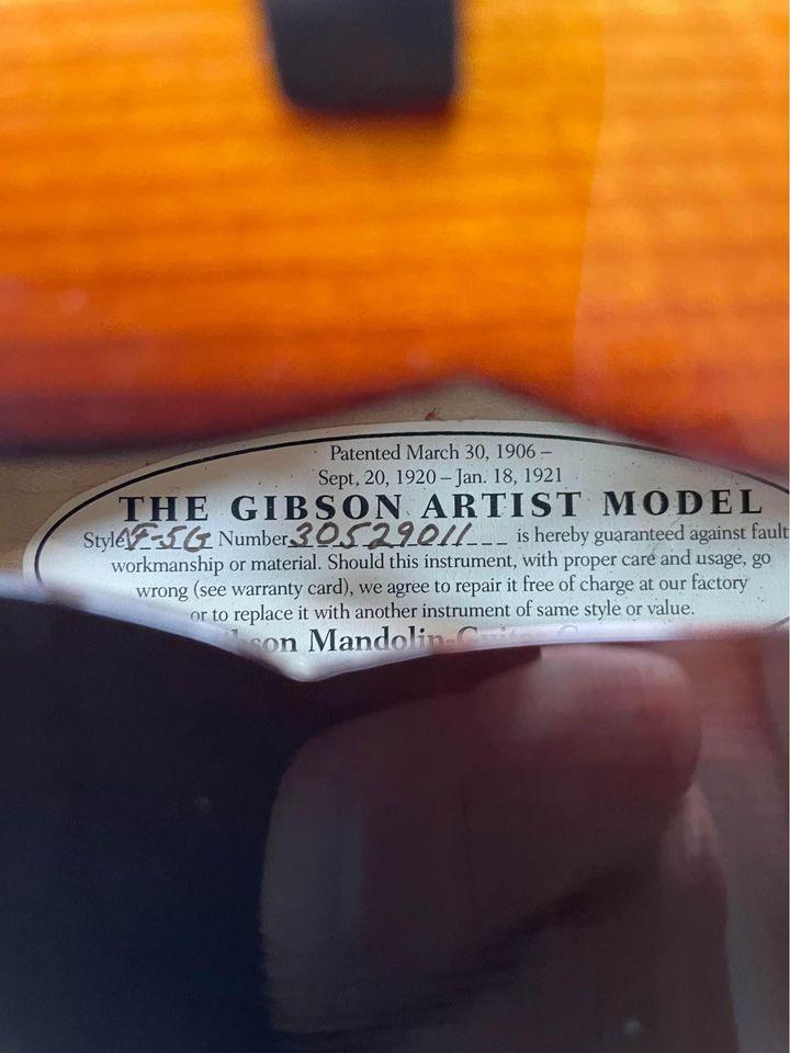 2013 Gibson F5G Mandolin