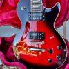 2022 Gibson Les Paul Vermillion Burst