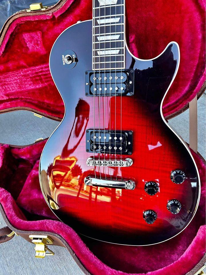 2022 Gibson Les Paul Vermillion Burst