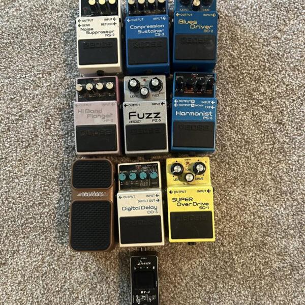 BOSS Guitar Effects Pedal Lot (Used)