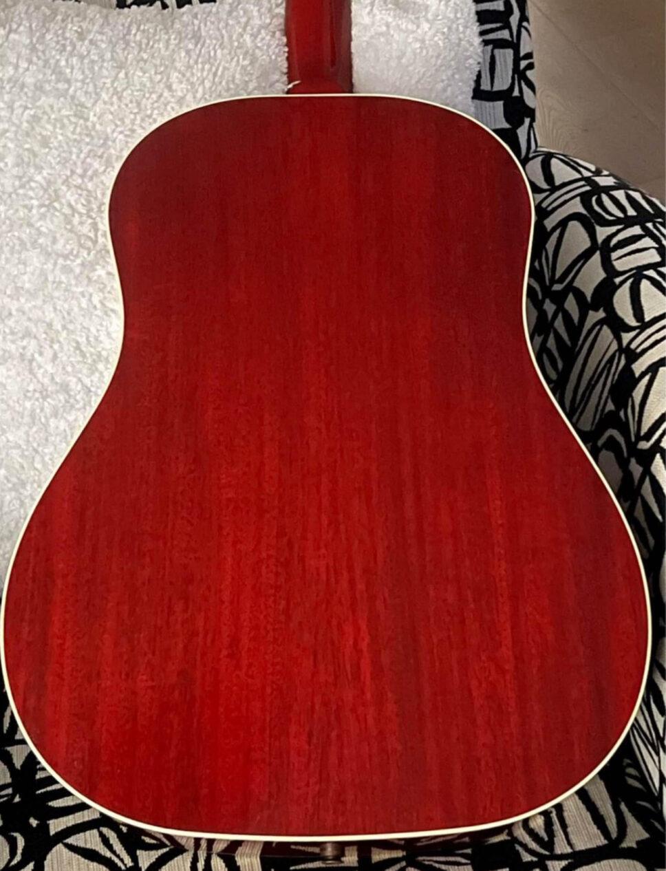 Gibson J45 Slash Vermillion Burst