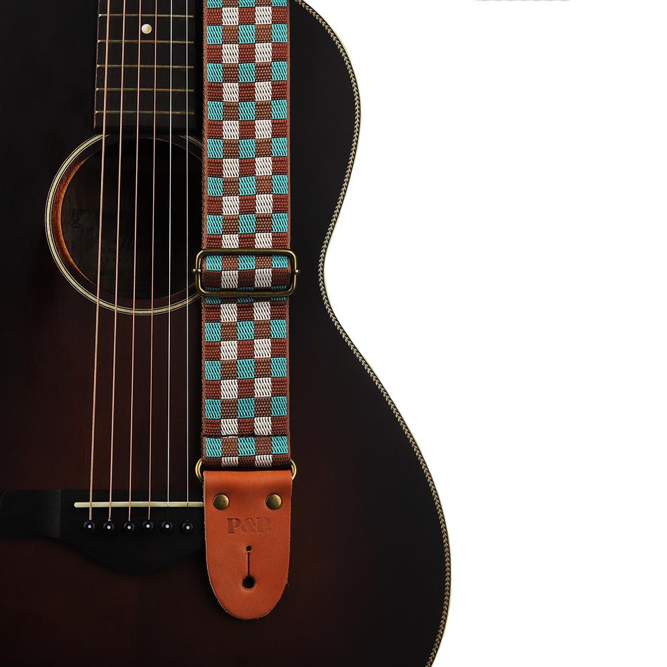P&P Vintage pattern guitar and bass strap + Free shipping