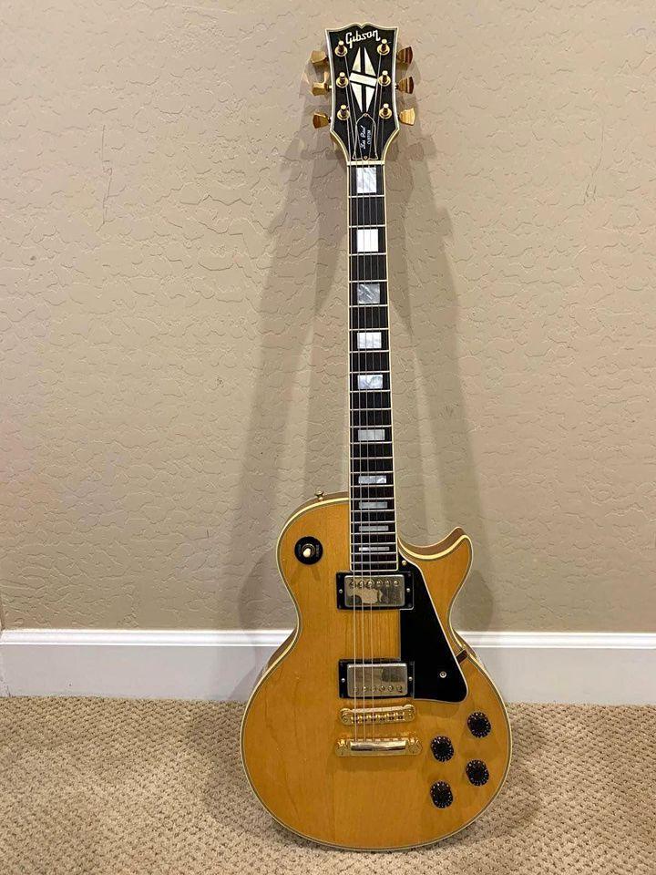 Rare 1978 Gibson Les Paul Custom Six-String Electric Guitar