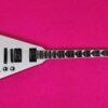 Gibson Dave Mustaine Flying V EXP Metallic Silver MINT!