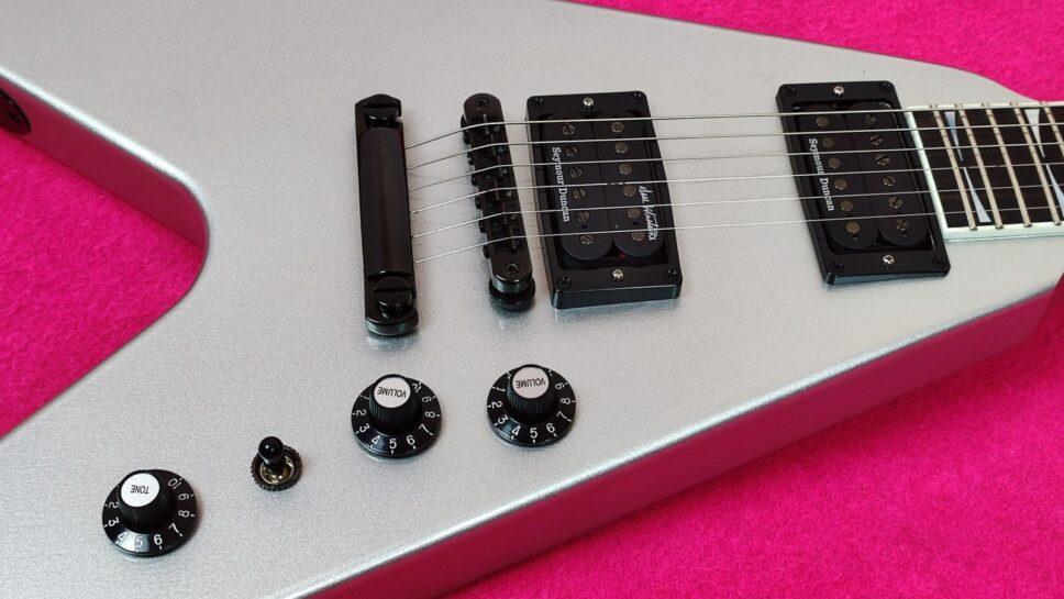 Gibson Dave Mustaine Flying V EXP Metallic Silver MINT!