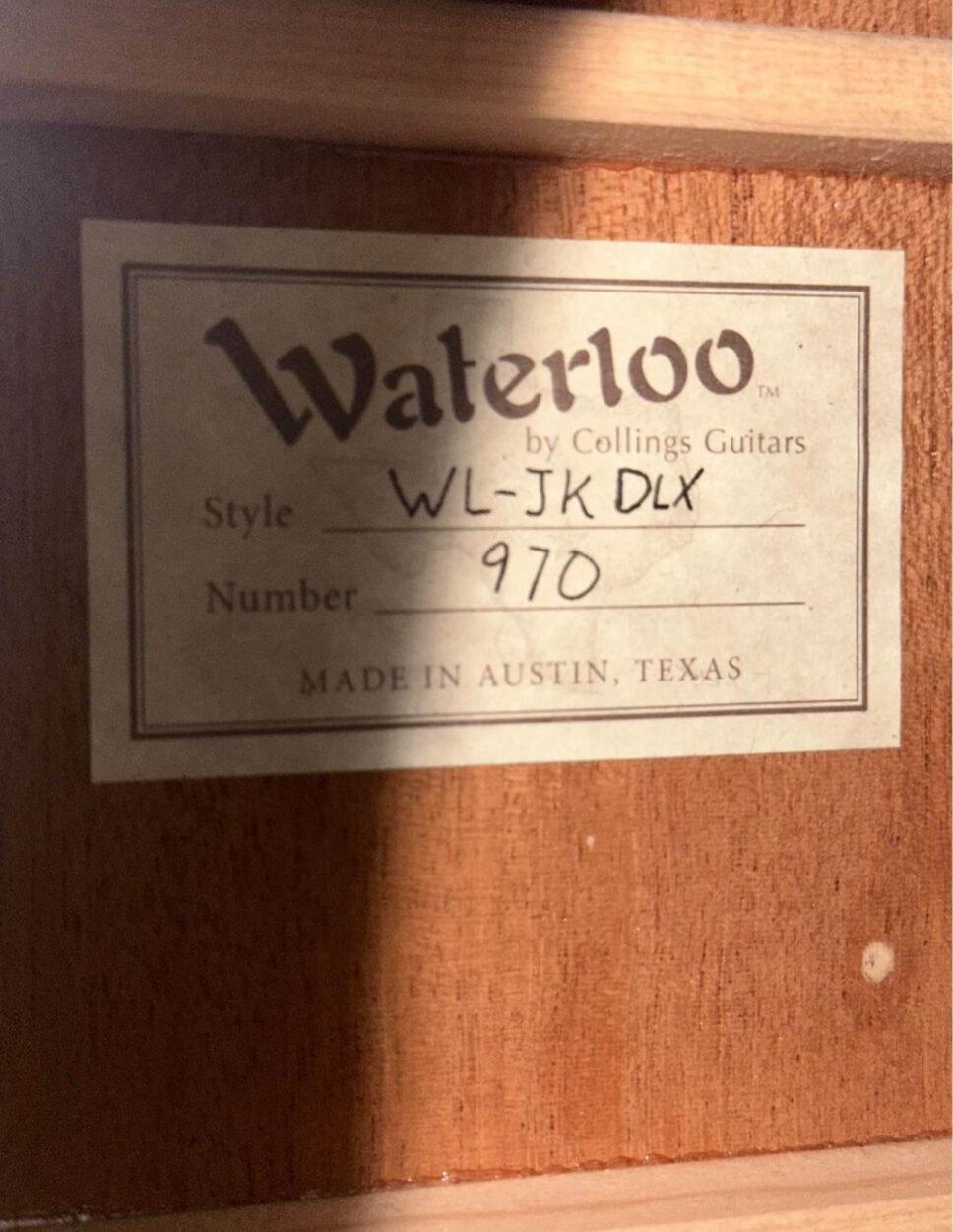 Waterloo by Collings WL-JK