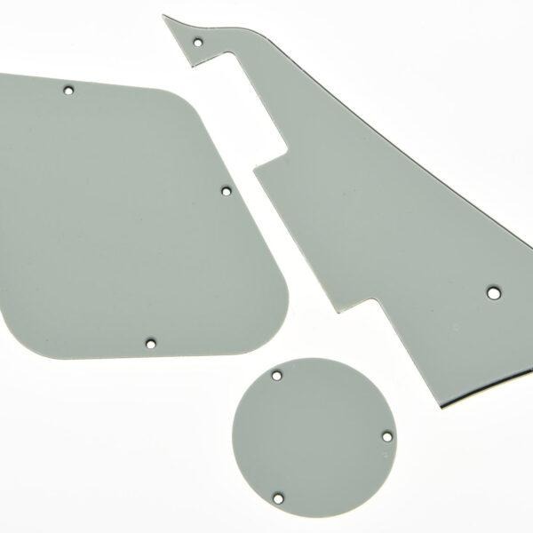 Les Paul Pickguard, back plate and switch back plate Set ivory white + Free shipping