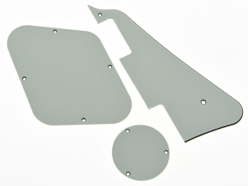Les Paul Pickguard, back plate and switch back plate Set ivory white + Free shipping