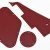 Les Paul Pickguard, back plate and switch back plate Set Red + Free shipping
