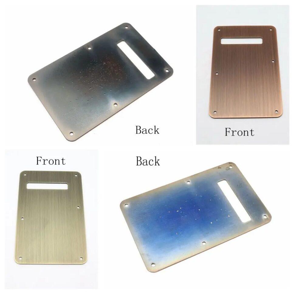 ST, Strat, Stratocaster Metal Tremolo back cover Silver + Free shipping
