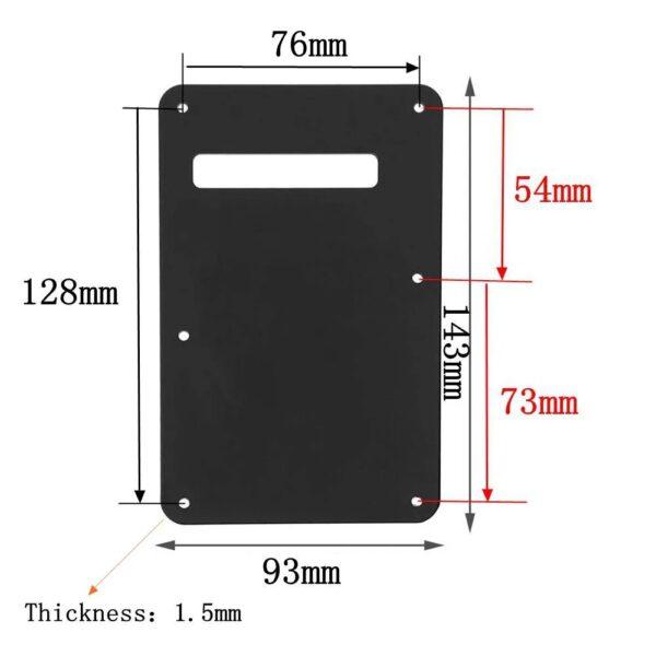 ST, Strat, Stratocaster Copper Tremolo back cover metal + Free shipping