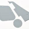 Les Paul Pickguard, back plate and switch back plate Set White 3-ply + Free shipping