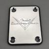Fender Custom Shop neck plate replacement part - Silver + Free shipping