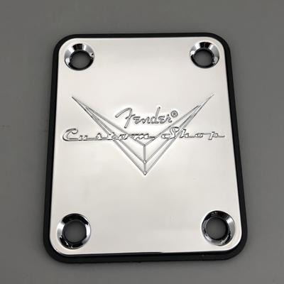 Fender Custom Shop neck plate replacement part - Silver + Free shipping