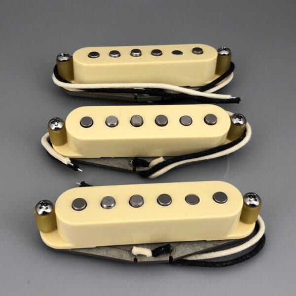 Vintage 65' SSS handwound single coil, Neck pickup, Middle pickup and Bridge pickup set Cream + Free shipping 2024 - Black